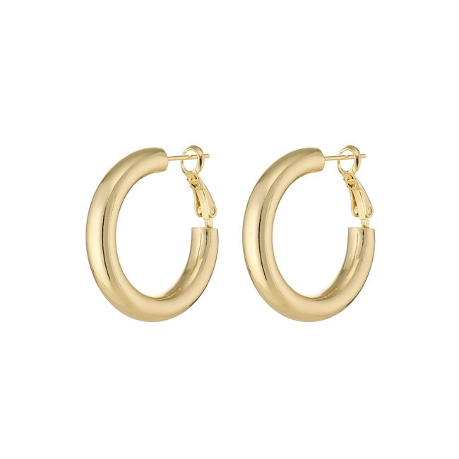 By Shir Oorbellen luxe Chunky Hoop S