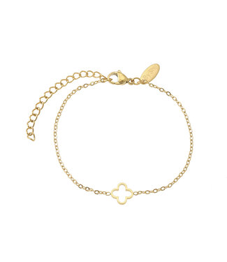 By Shir Armband edelstaal clover