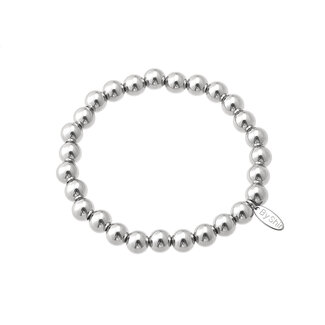 By Shir Armband Luxe 8mm zilver