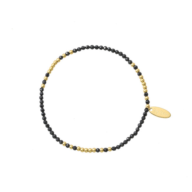 By Shir Armband Perlenmix schwarz