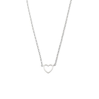 By Shir Ketting Heart zilver
