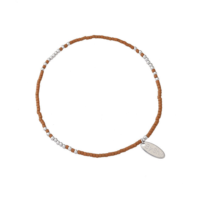 By Shir Braune feine Armbandperlen