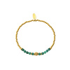 By Shir Armband kraaltjes bohemian Groen Agaat