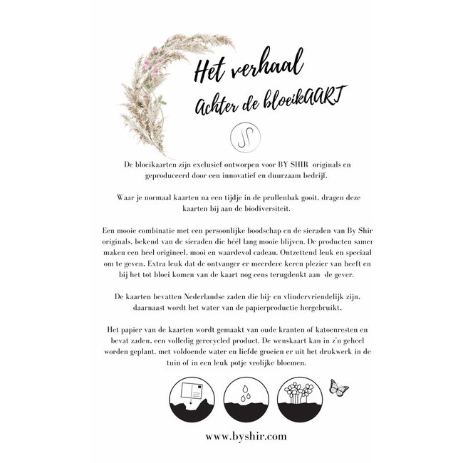 By Shir Wenskaart Gefeliciteerd