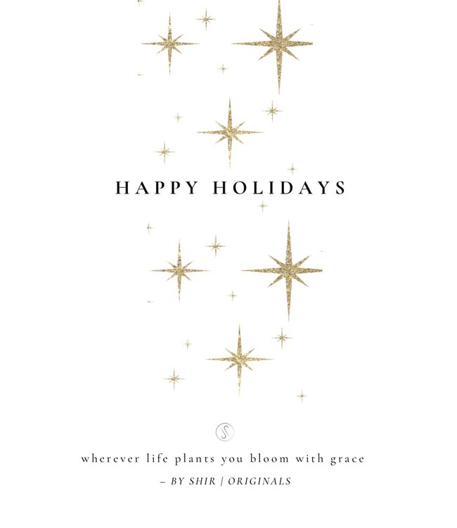 By Shir Wenskaart Happy Holidays