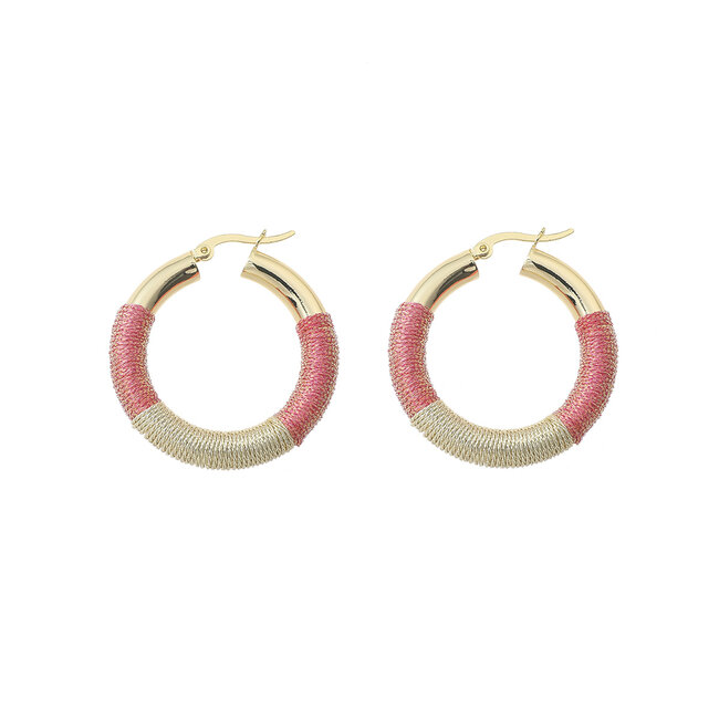 By Shir Oorbellen luxe Nya koraal