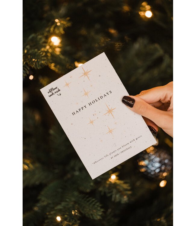 By Shir Wenskaart Happy Holidays