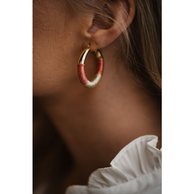 By Shir Oorbellen luxe Nya koraal