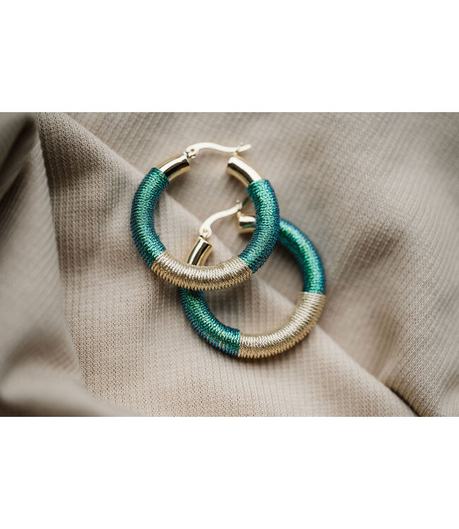 By Shir Luxury Nya green earrings