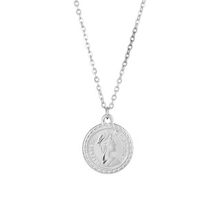 By Shir Ketting munt zilver