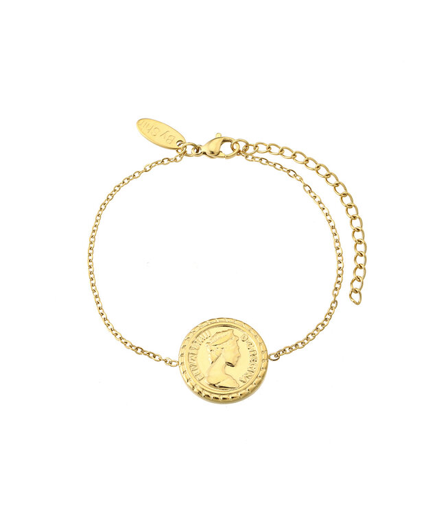 By Shir Bracelet stainless steel coin