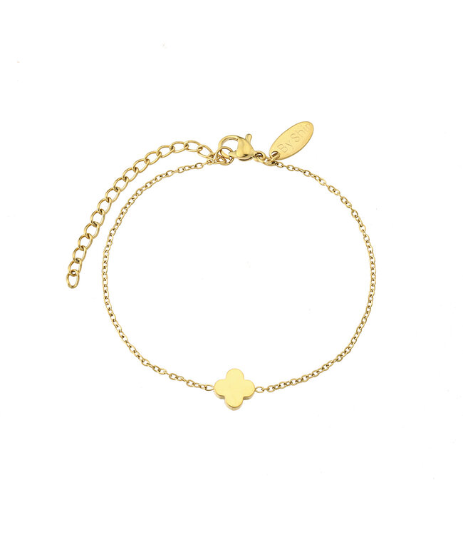 By Shir Armband edelstaal klaver