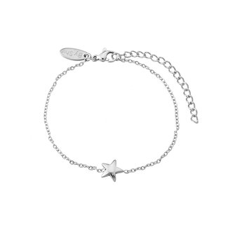 By Shir Armband edelstaal star zilver