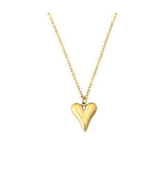 By Shir Chain charm heart