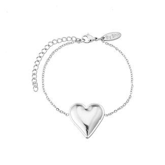 By Shir Armband edelstaal lovely zilver