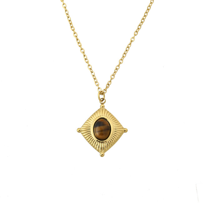 By Shir ketting Noé tijgeroog
