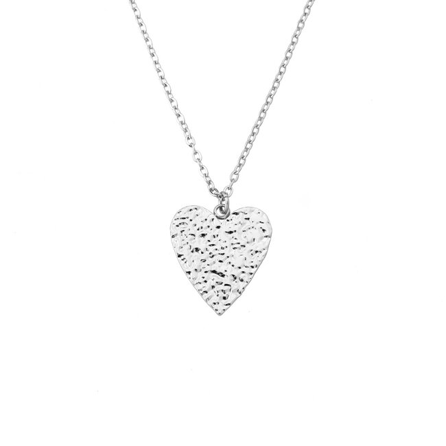 By Shir Ketting close heart zilver