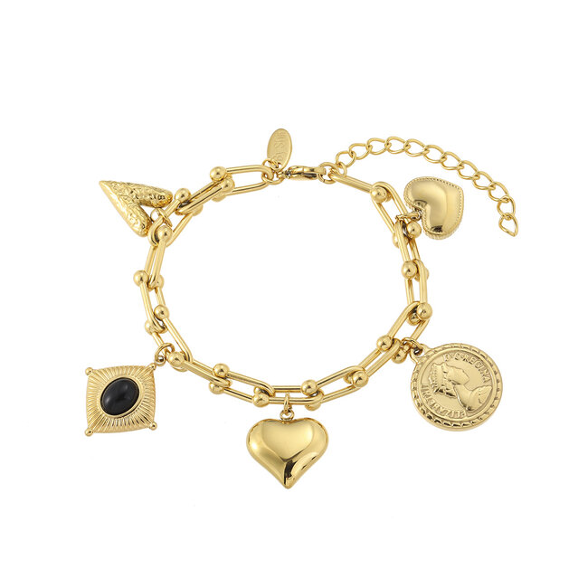 By Shir Armband Luxe Elina goud