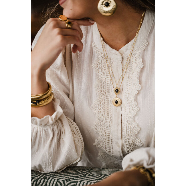 By Shir Ketting lieke zwart agaat