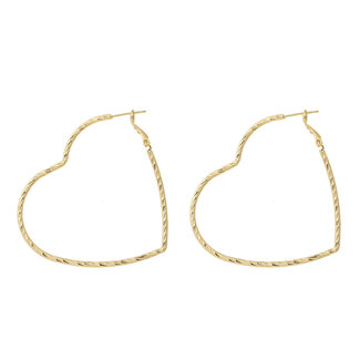 By Shir Oorbellen luxe Hearty L