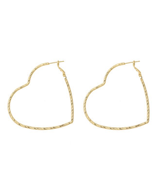 By Shir Oorbellen luxe Hearty L