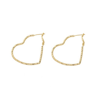 By Shir Oorbellen luxe Hearty S
