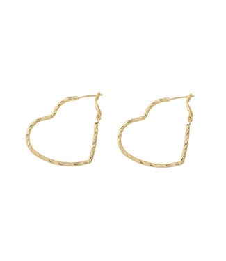 By Shir Oorbellen luxe Hearty S