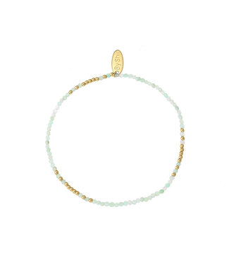 By Shir Armband Perlenmix Jadeit