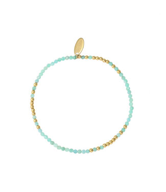 By Shir Armband kraaltjes mix Amazoniet