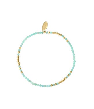 By Shir Armband Perlenmix Amazonit