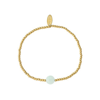By Shir Armband kraaltjes Calciet edelsteen