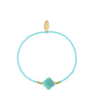 By Shir Bracelet beads turquoise clover