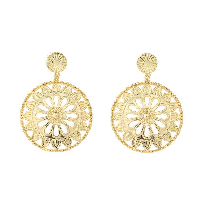 By Shir Oorbellen luxe Bohemian circle