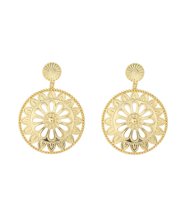 By Shir Luxury Bohemian circle earrings