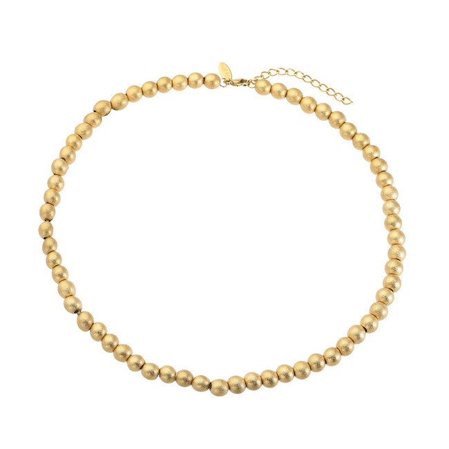 By Shir Kette mit luxuriösen 8mm matten Perlen