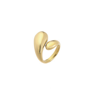 By Shir Ring luxe waterfall goud