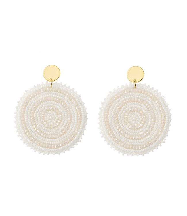 By Shir Luxury Glowy Mother-of-Pearl Earrings