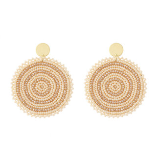 By Shir Oorbellen luxe glowy champagne