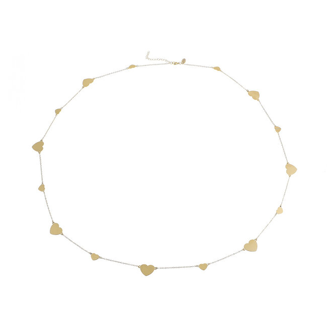 By Shir Ketting luxe lang groot hart