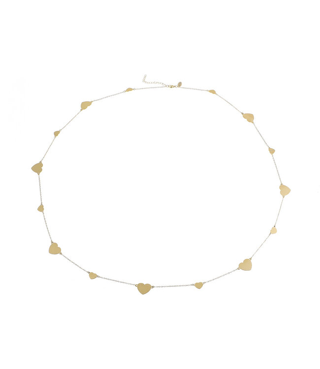 By Shir Ketting luxe lang groot hart