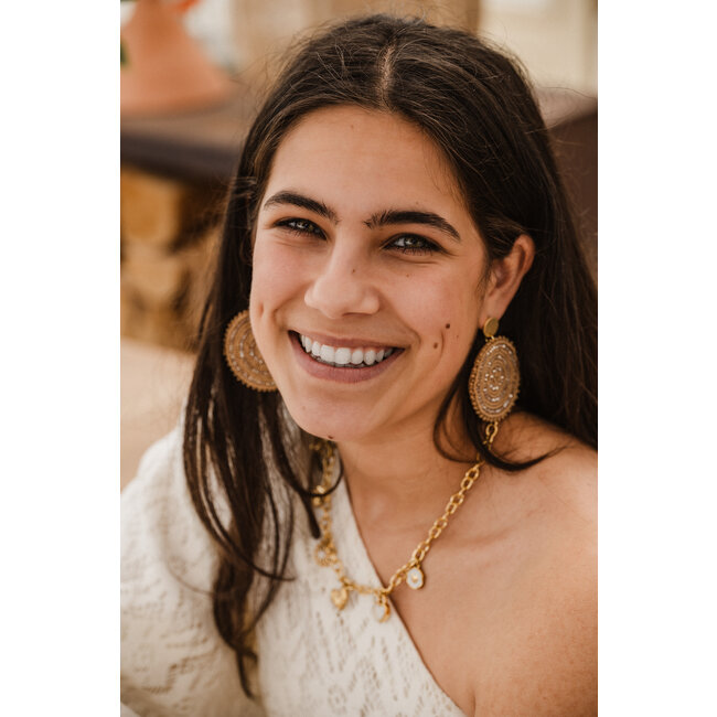 By Shir Oorbellen luxe glowy brons