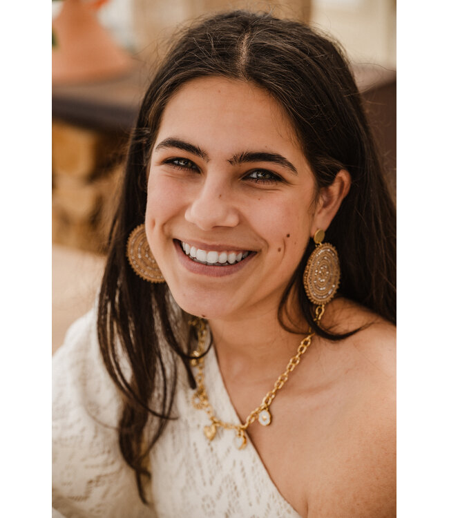 By Shir Oorbellen luxe glowy brons