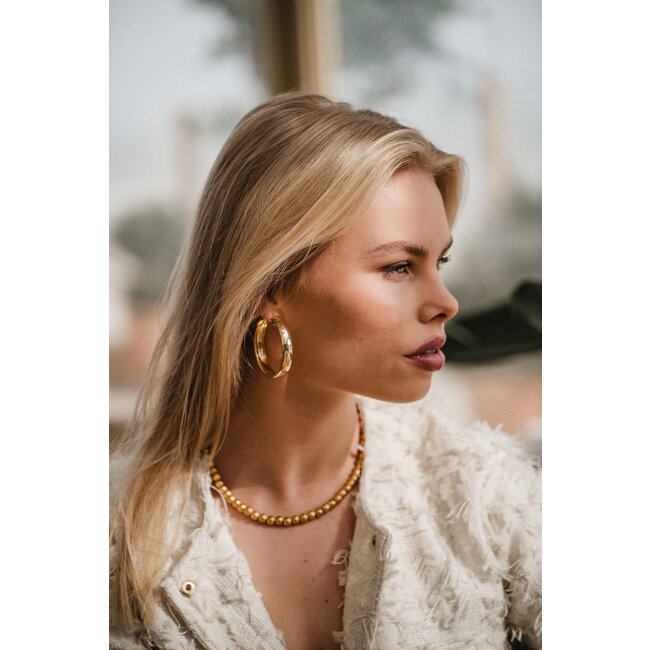 By Shir Luxury bead chain 8mm matt