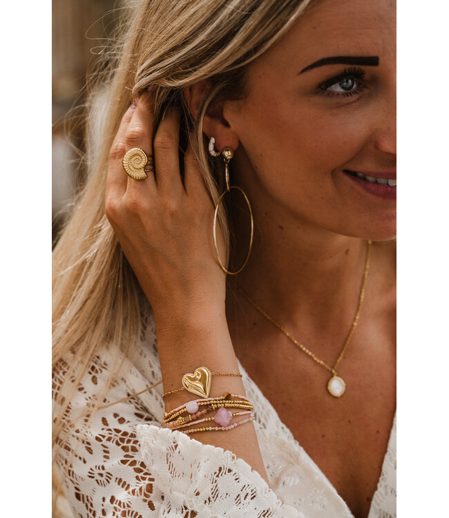 By Shir Oorbellen klein Summer wit