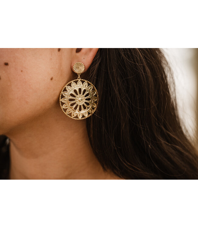 By Shir Oorbellen luxe Bohemian circle