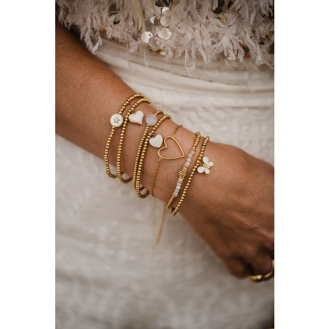 By Shir Armband mit Calcit-Perlen