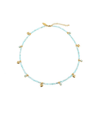 By Shir Chain luxury sunglow turquoise