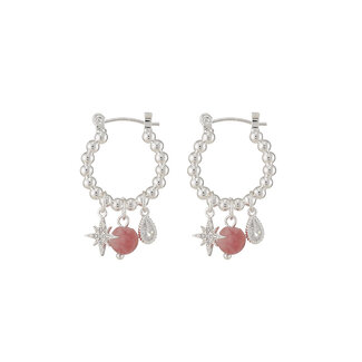 By Shir Oorbellen Luxe Mix Roze