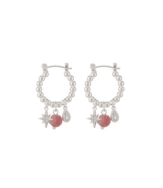 By Shir Earrings Luxury Mix Pink