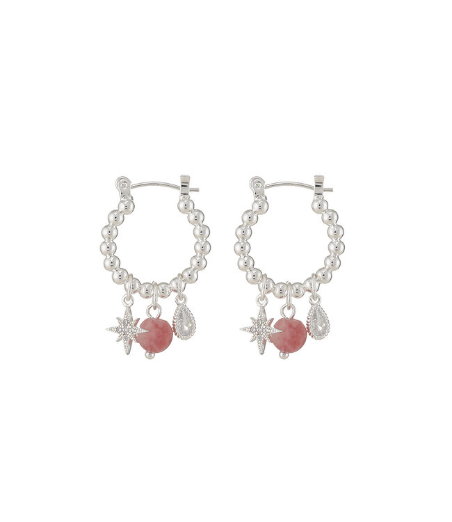By Shir Ohrringe Luxus Mix Rosa